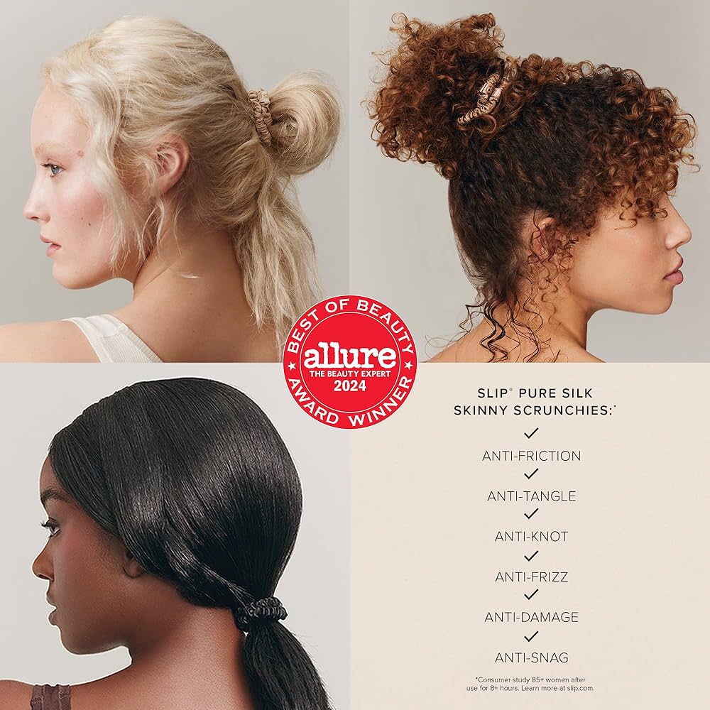 slip シルクヘアゴム 4個セット Amazon | スリップシルクシュシュ、チェルシーオーナメント4本
